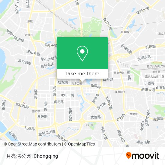 月亮湾公园 map