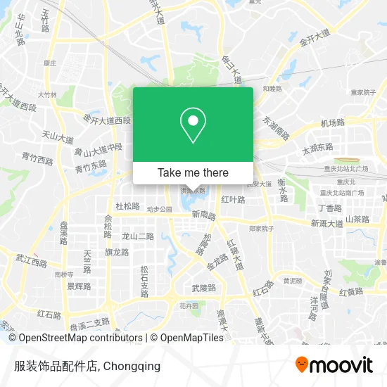 服装饰品配件店 map