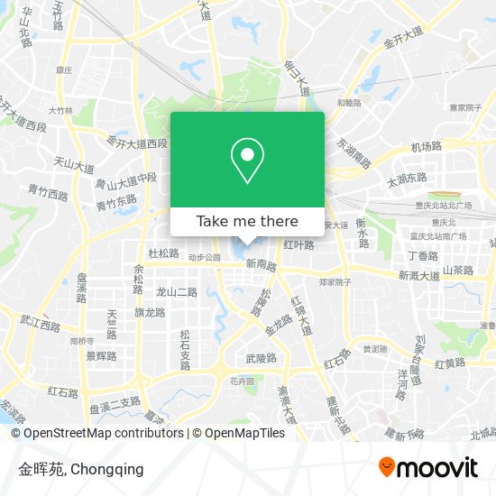 金晖苑 map