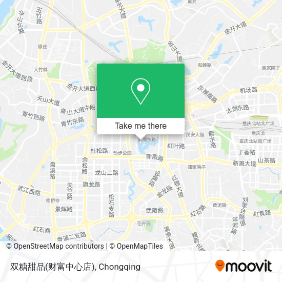双糖甜品(财富中心店) map
