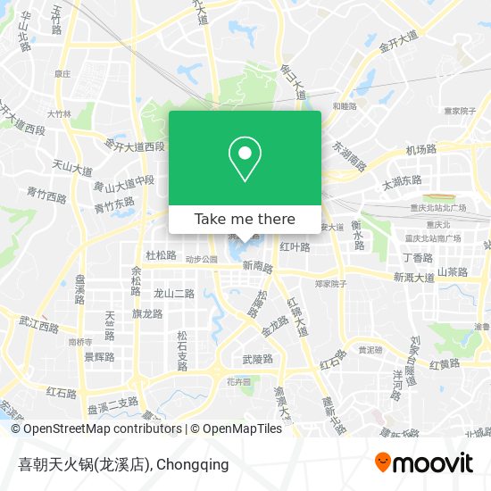 喜朝天火锅(龙溪店) map