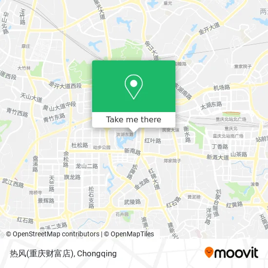 热风(重庆财富店) map