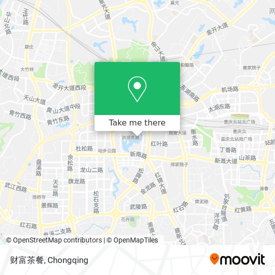 财富茶餐 map