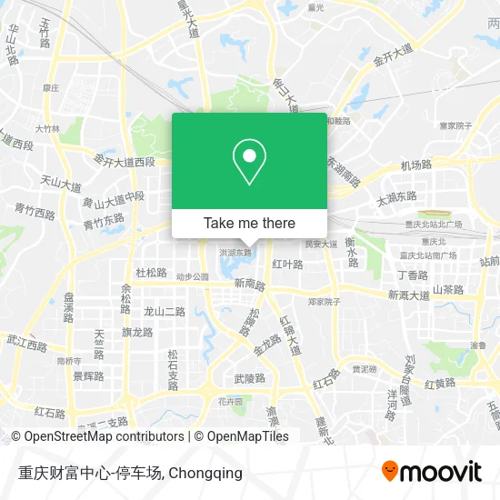 重庆财富中心-停车场 map