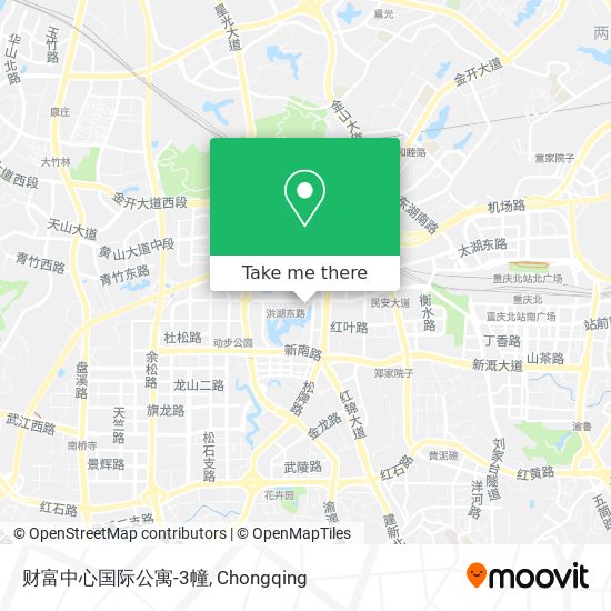 财富中心国际公寓-3幢 map