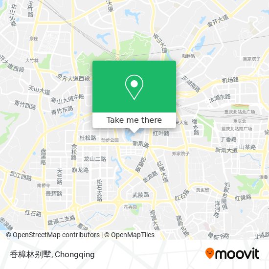 香樟林别墅 map