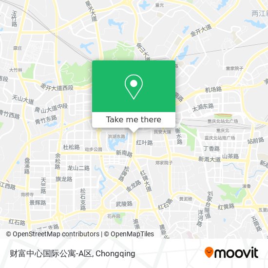 财富中心国际公寓-A区 map