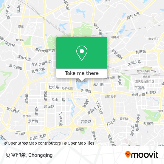 财富印象 map