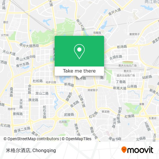 米格尔酒店 map
