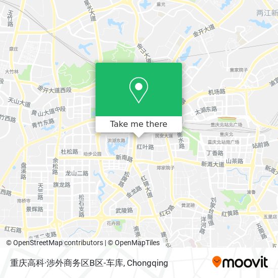 重庆高科·涉外商务区B区-车库 map