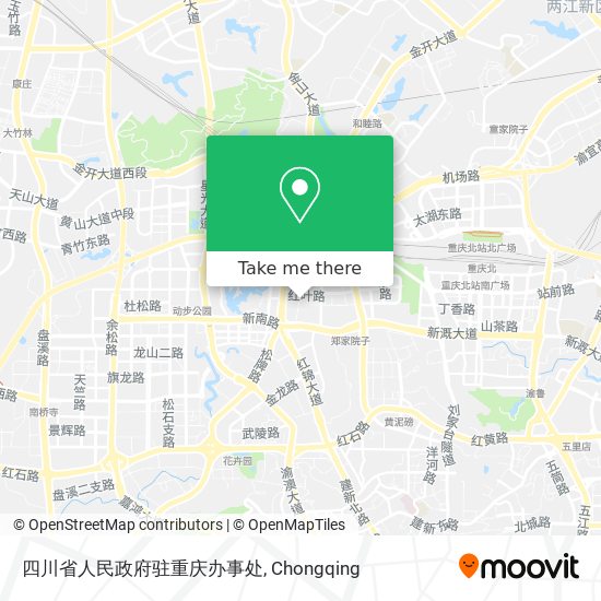 四川省人民政府驻重庆办事处 map