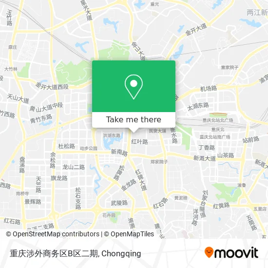 重庆涉外商务区B区二期 map