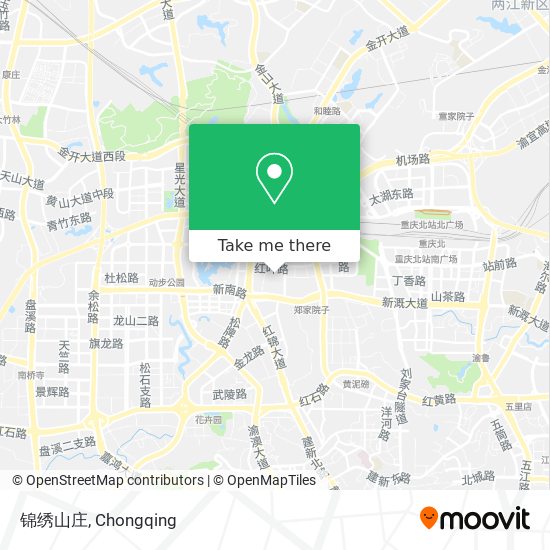 锦绣山庄 map