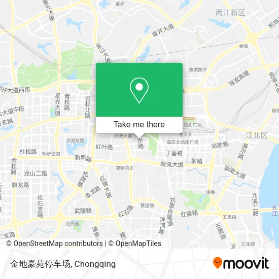 金地豪苑停车场 map
