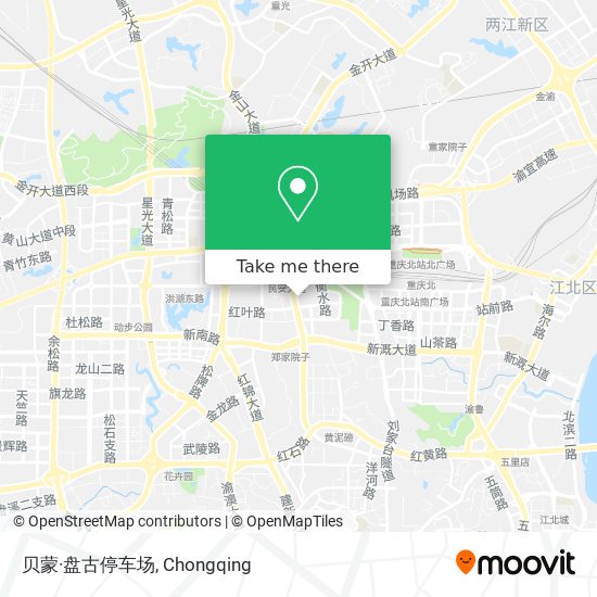 贝蒙·盘古停车场 map
