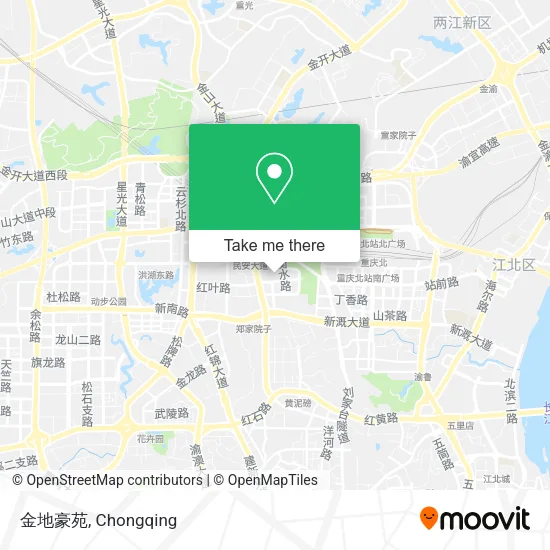 金地豪苑 map