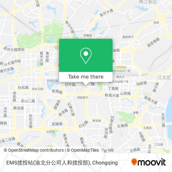 EMS揽投站(渝北分公司人和揽投部) map