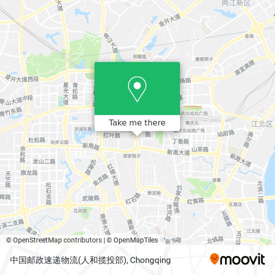 中国邮政速递物流(人和揽投部) map