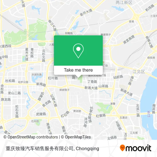 重庆致臻汽车销售服务有限公司 map