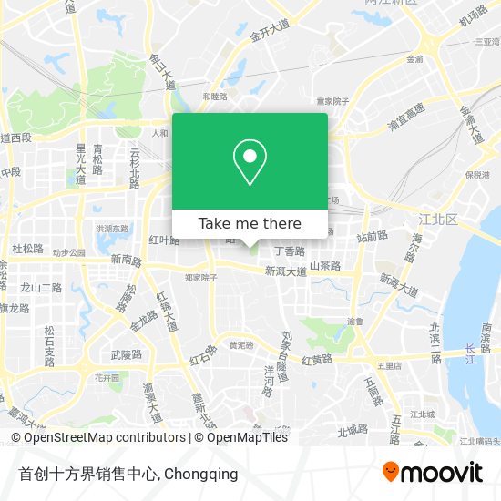 首创十方界销售中心 map