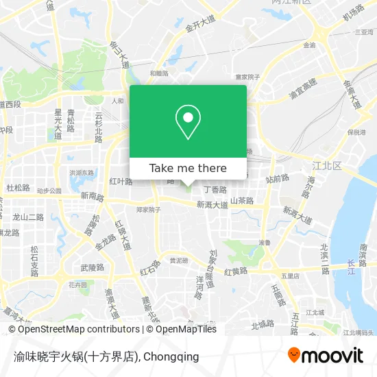 渝味晓宇火锅(十方界店) map