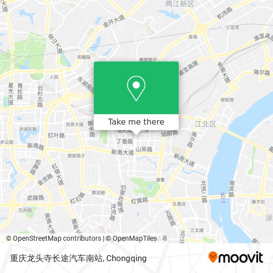 重庆龙头寺长途汽车南站 map