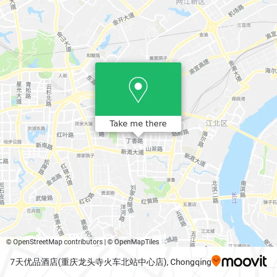 7天优品酒店(重庆龙头寺火车北站中心店) map