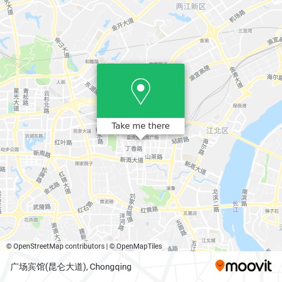 广场宾馆(昆仑大道) map