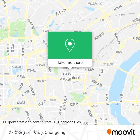 广场宾馆(昆仑大道) map