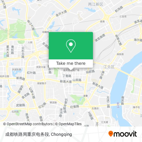 成都铁路局重庆电务段 map