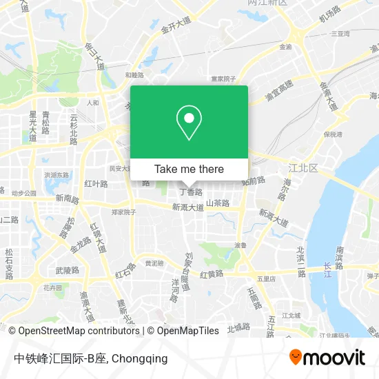 中铁峰汇国际-B座 map