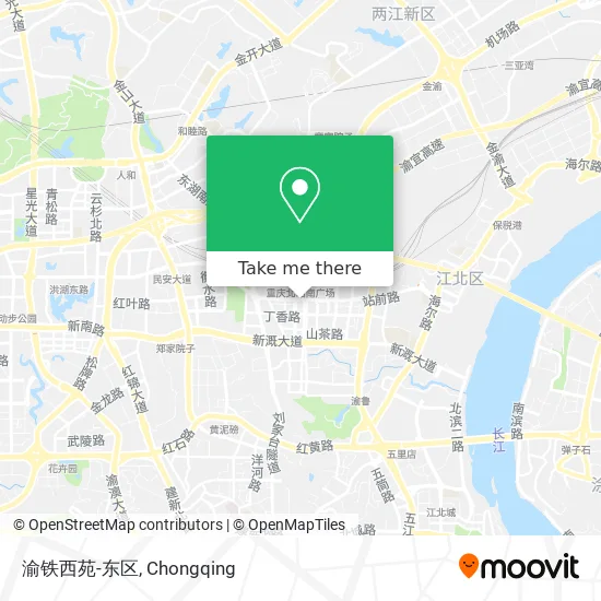 渝铁西苑-东区 map