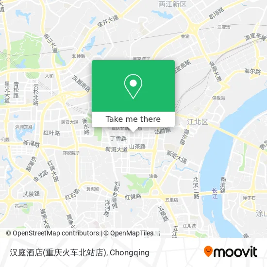 汉庭酒店(重庆火车北站店) map