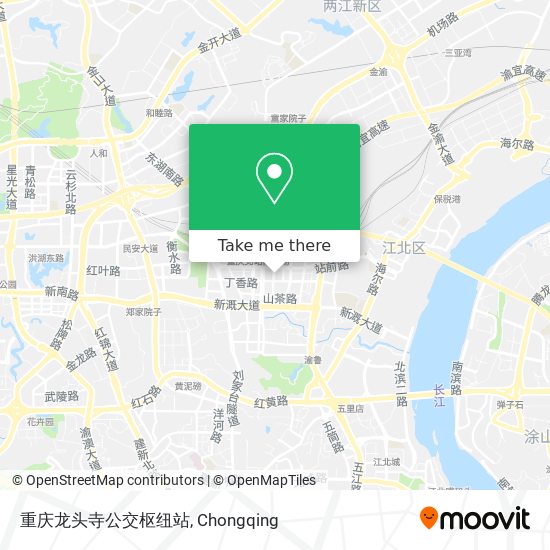 重庆龙头寺公交枢纽站 map