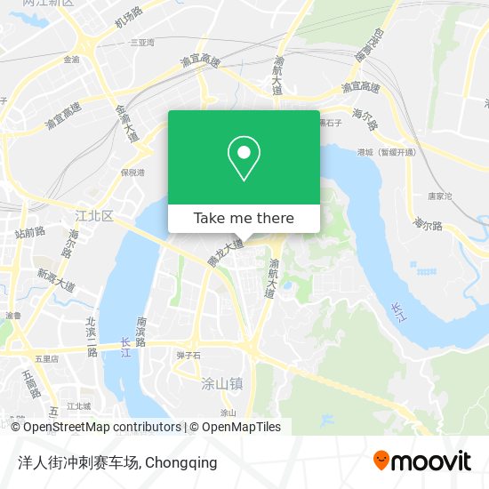 洋人街冲刺赛车场 map