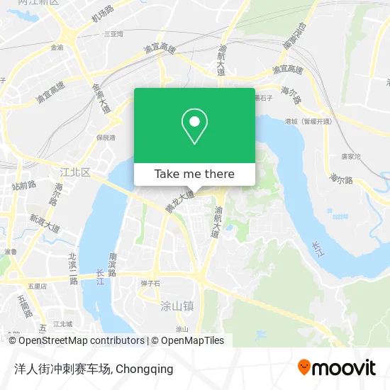 洋人街冲刺赛车场 map