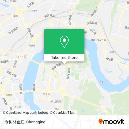 老树林鱼庄 map