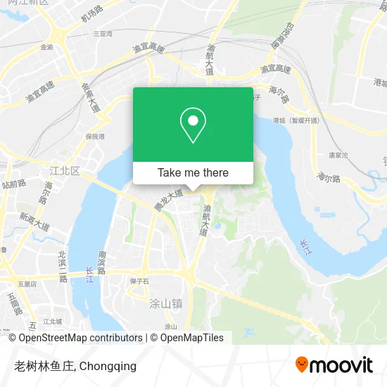 老树林鱼庄 map