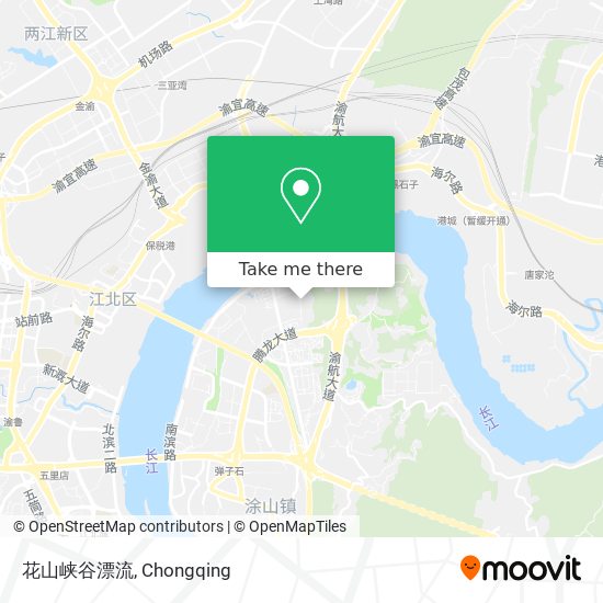 花山峡谷漂流 map