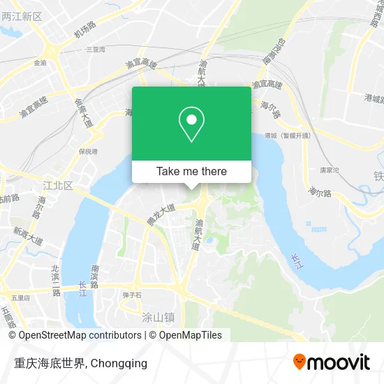 重庆海底世界 map