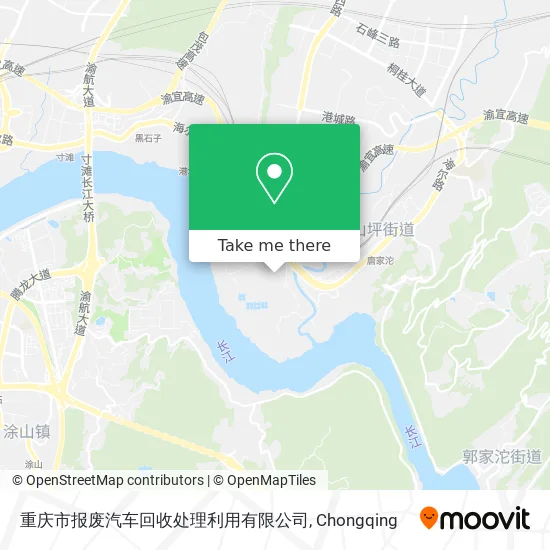 重庆市报废汽车回收处理利用有限公司 map