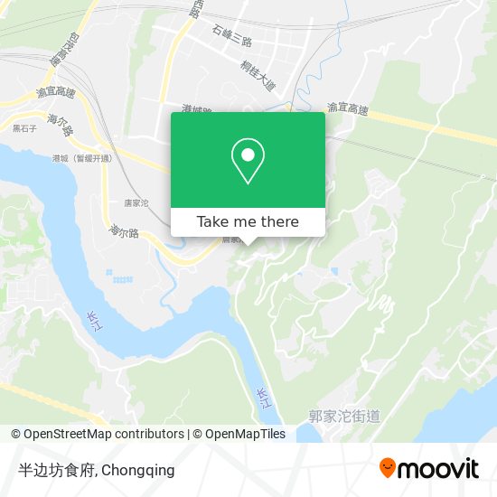 半边坊食府 map