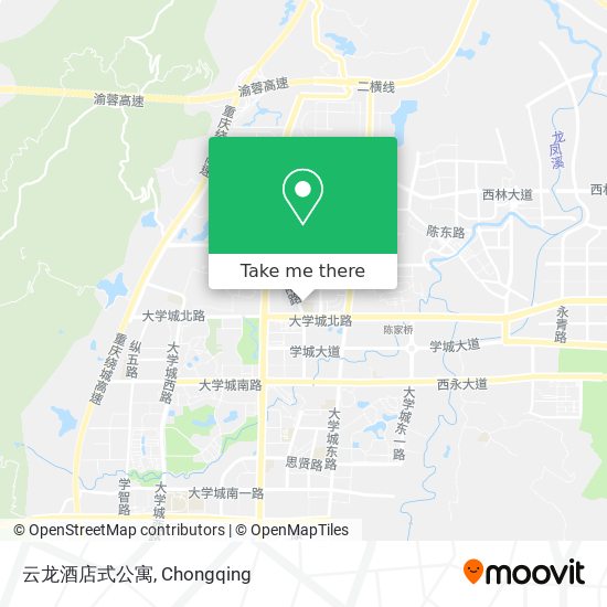 云龙酒店式公寓 map
