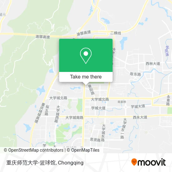 重庆师范大学-篮球馆 map