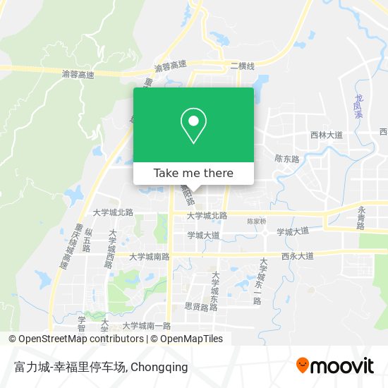 富力城-幸福里停车场 map