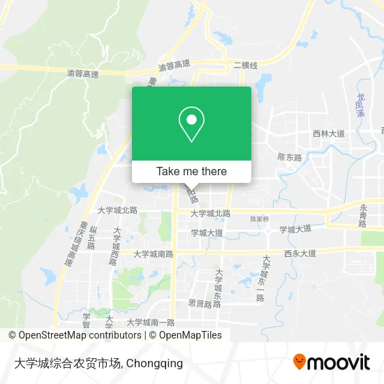 大学城综合农贸市场 map