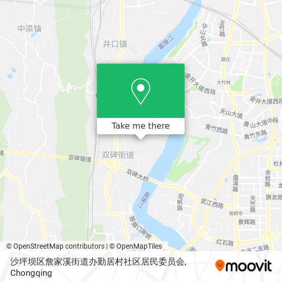 沙坪坝区詹家溪街道办勤居村社区居民委员会 map