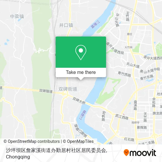 沙坪坝区詹家溪街道办勤居村社区居民委员会 map