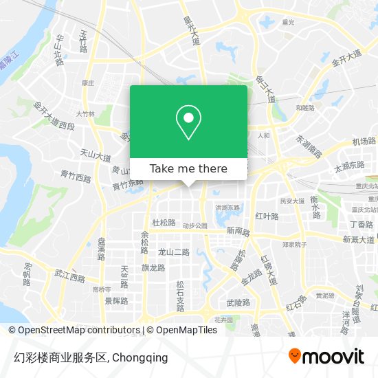 幻彩楼商业服务区 map