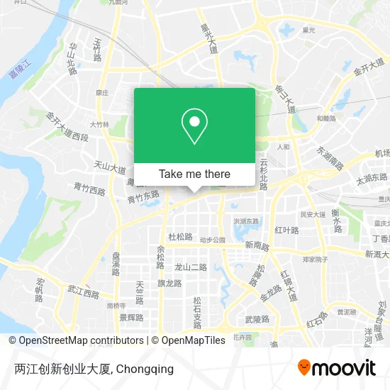 两江创新创业大厦 map